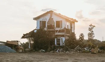 derelict house