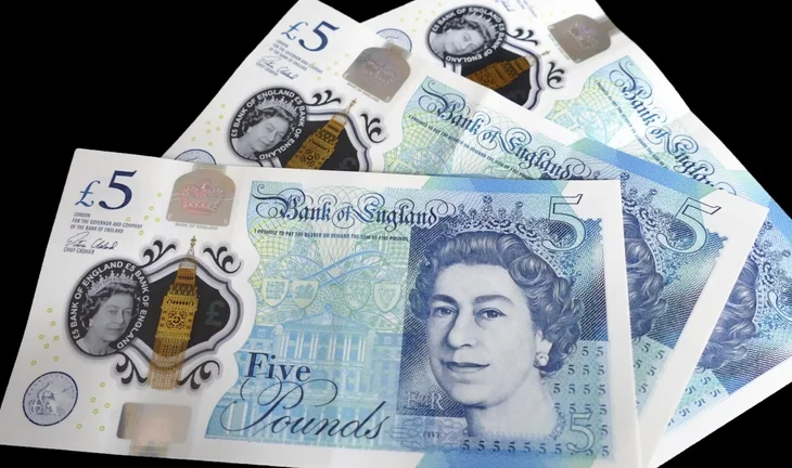 five pound notes 