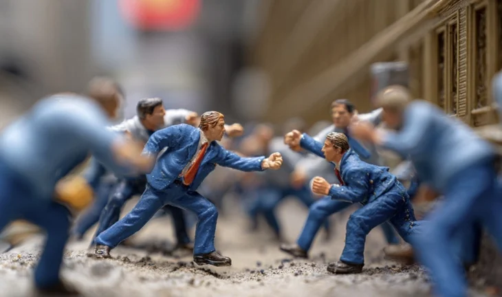a battle between hedge fund managers 