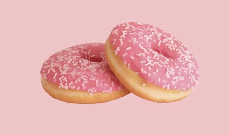 pink donuts