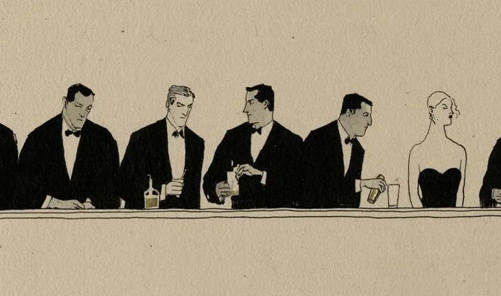 a row of bartenders