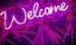 welcome in pink 